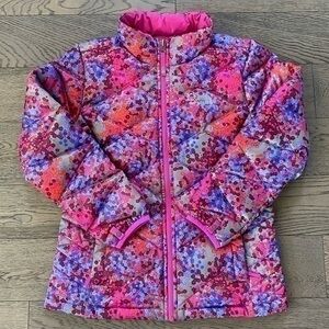 The North Face Flower Print Puffer Jacket